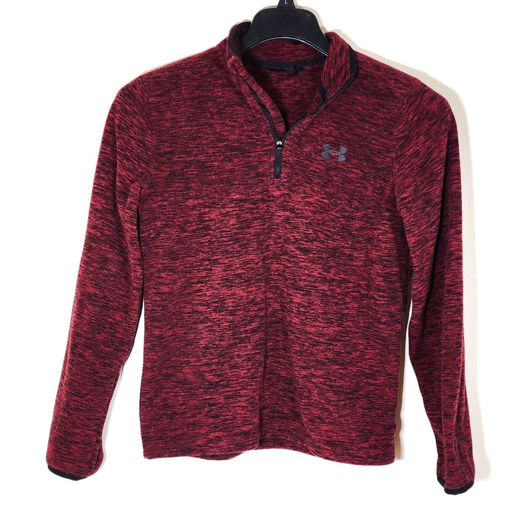 Under Armour Fleece lined Shirt, Hard to find color,  Zipper close, Boys S